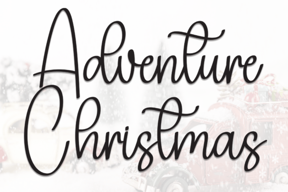 Adventure Christmas: A Festive Handwritten Font
