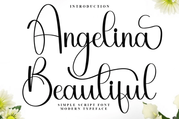 Angelina Beautiful: A Refined Script Font for Editorial Design
