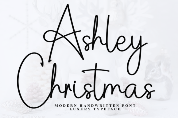 Ashley Christmas: The Elegant Script Font for Makers