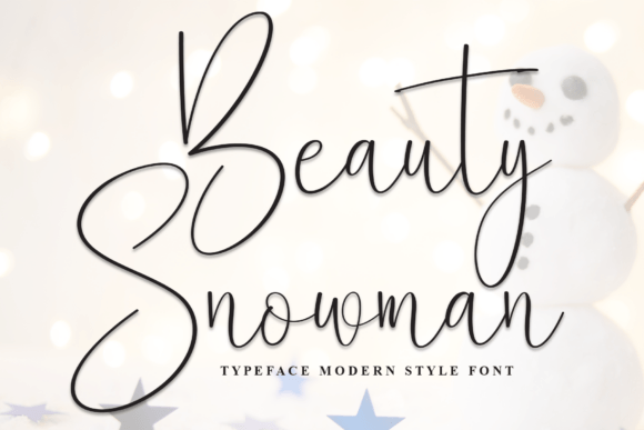Beauty Snowman Font: A Warm Typeface for Brands