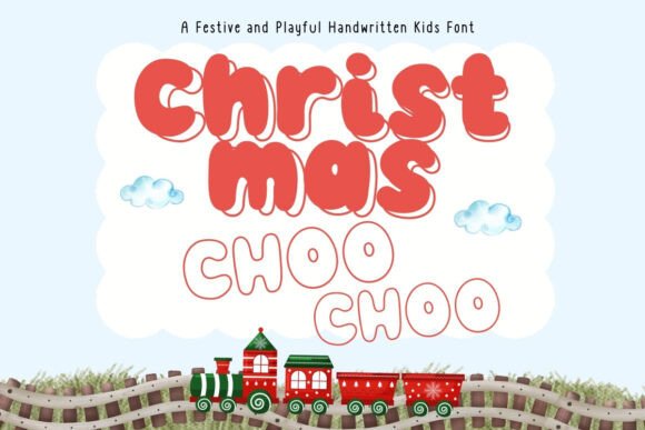 Christmas Choo Choo: A Playful Typeface for Holiday Branding