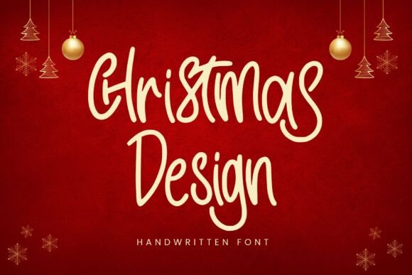 Christmas Design Font for Festive Web Layouts
