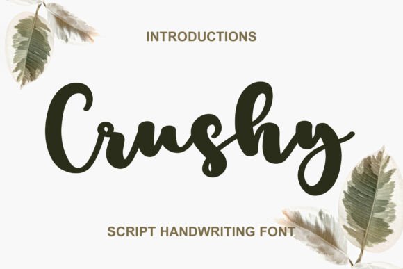 Crushy Font Review: An Elegant Handwritten Typeface for Branding
