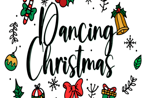 Dancing Christmas: A Graceful Script Font for Editors