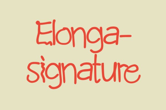 Elonga Signature: The Playful Typeface for Scroll-Stopping Marketing
