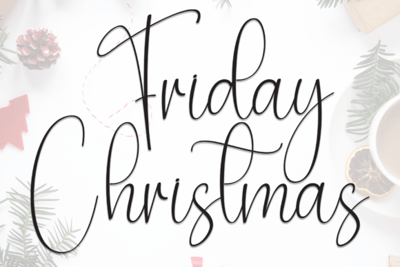 Friday Christmas Font: Elevating Web Design with Elegant Script