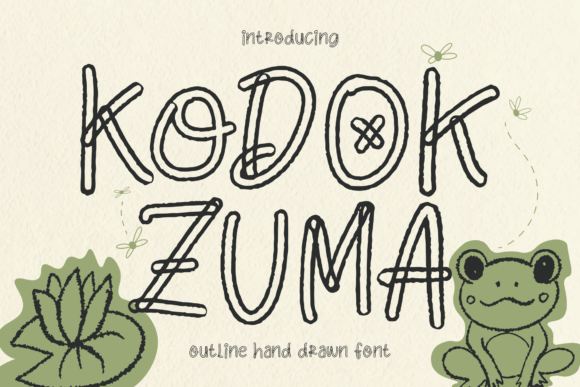 Kodok Zuma: A Playful Font for Memorable Branding