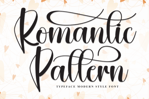 Romantic Pattern: The Elegant Script Font for Makers