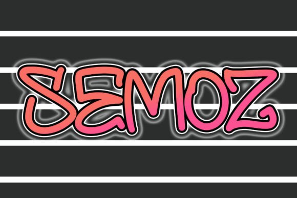 Semoz: A Bold Monoline Font for Modern Branding