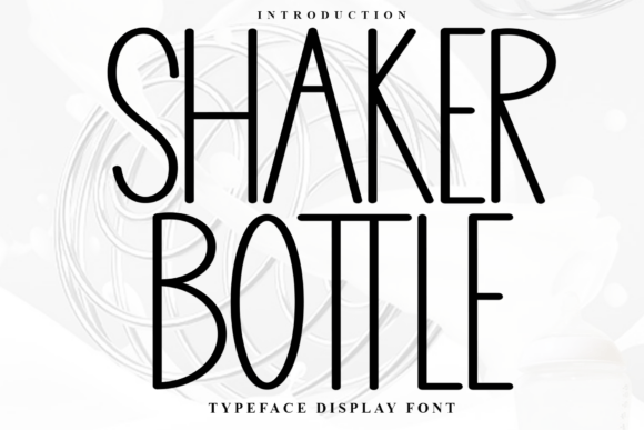 Shaker Bottle: A Handwritten Font for Bold Campaigns
