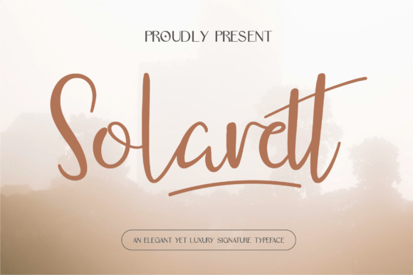 Solarett: The Elegant Script Font for Handmade Brands