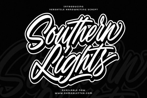 Southern Lights: The Elegant Script Font for Small Business Branding