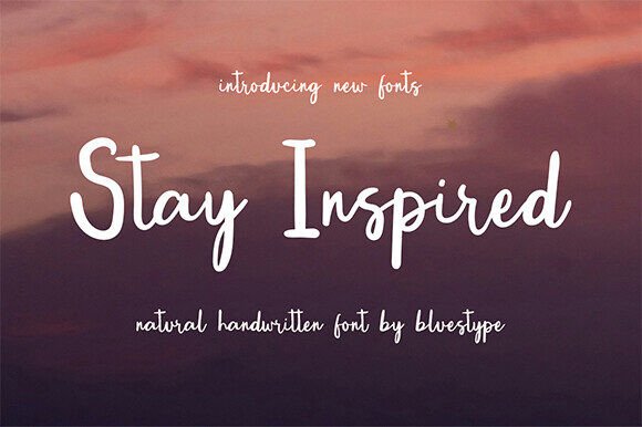 Stay Inspired: The Handwritten Font for Scroll-Stopping Content