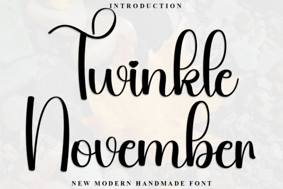 Twinkle November: The Script Font for Scroll-Stopping Content