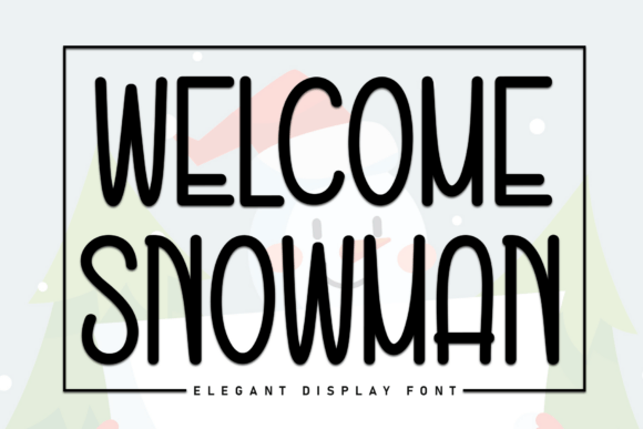 Welcome Snowman: A Bold Script Font for Modern Branding