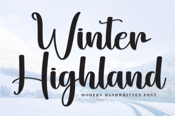 Winter Highland Font: Elevate Your Brand Visuals