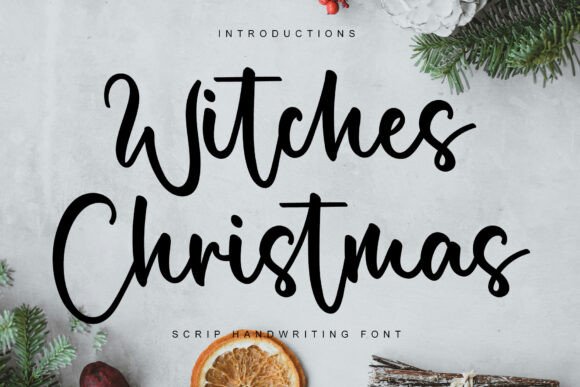 Witches Christmas Font: A Designer's Take on Sweet Branding