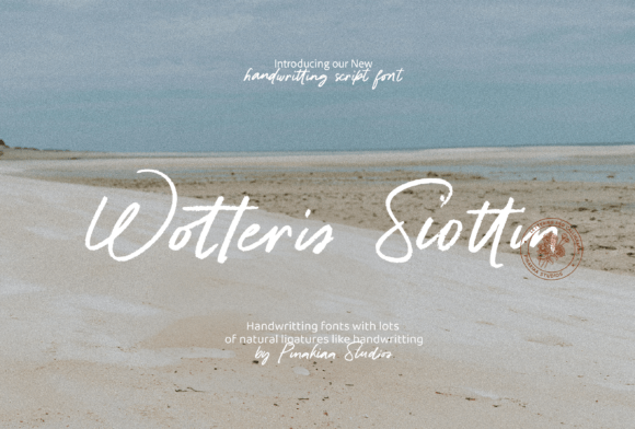 Wotteris Siottin: The Handwritten Font for Marketers